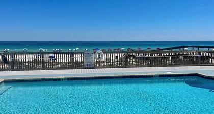 Oceanfront Condo, Gated Entry, Pool, King Bed, <100 Steps to Sand.