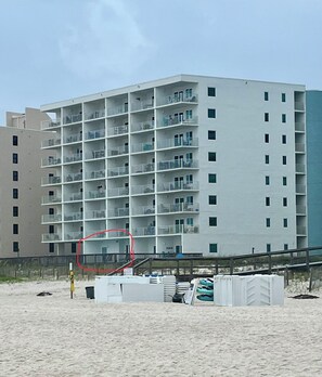 Exterior - Oceanfront Condo, Gated Entry, Pool, King Bed, <100 Steps to Sand.  (Pensacola)