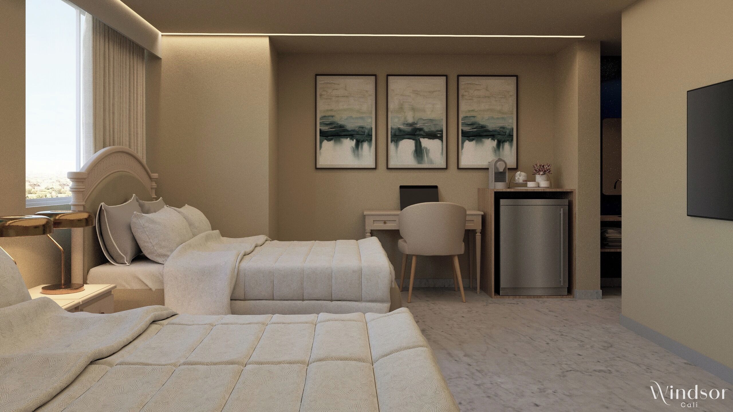 Deluxe-Doppelzimmer, Stadtblick