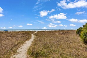 On the beach - Rustic Oceanfront Retreat | 2BR Coastal Cabin-Style Condo (North Myrtle Beach)