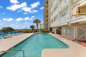 Pool - Rustic Oceanfront Retreat | 2BR Coastal Cabin-Style Condo (North Myrtle Beach)