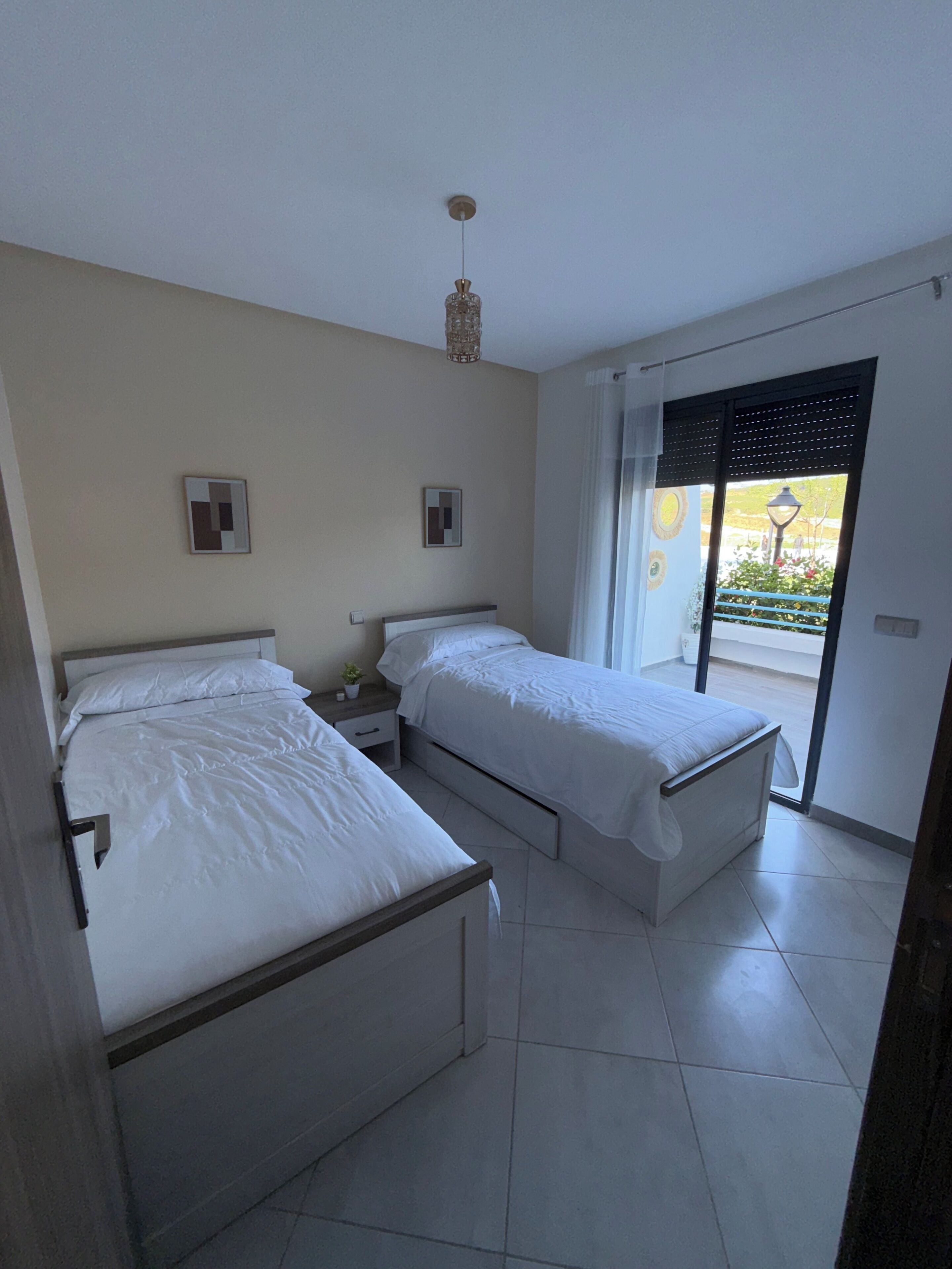 2 bedrooms, bed sheets