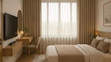 1 bedroom, WiFi, bed sheets