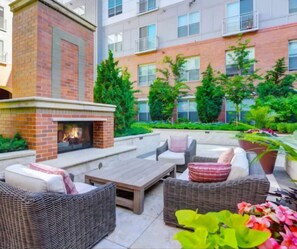 Terrace/patio - Brilliant 1-bedroom bed & breakfast with AC in Cambridge (Cambridge)