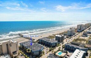 Beach - Terrific 2-bedroom Ocean View Condo on Cherry Grove Beach (North Myrtle Beach)
