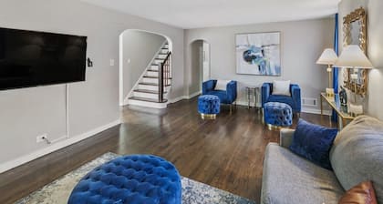Homewood Haven 3BR Near Chicago & Metra Stration