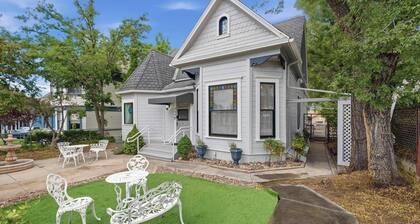 The Ultimate Historic Vibe: Queen Anne Victorian Meets Modern Indie Style Just Steps from The Courthouse Square