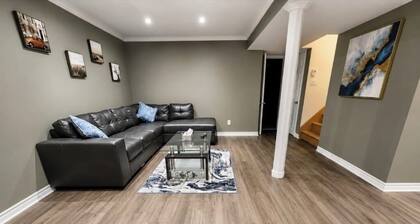 Elegant 3BR Townhome with Lounge & Parking