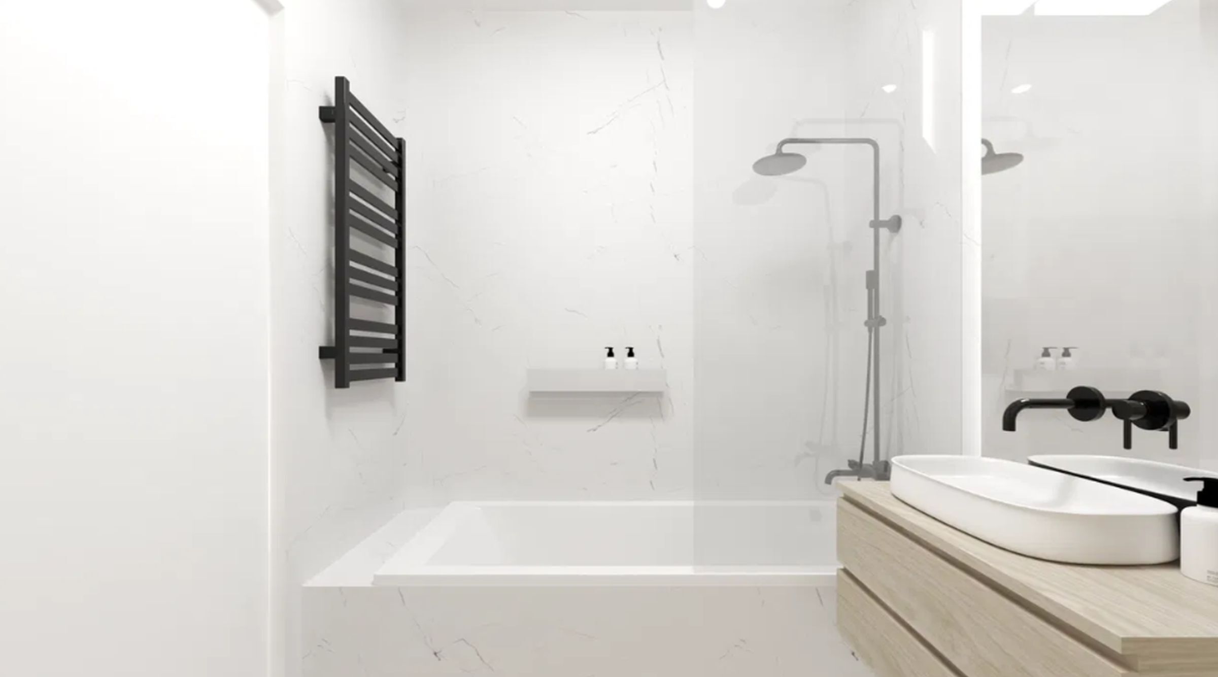 Luxury Suite, City View | Bathroom