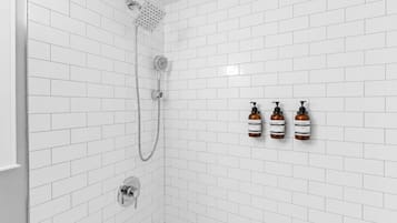 Haartrockner, Handtücher, Seife, Shampoo