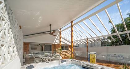 Coastal Comfort with a Private Spa Retreat