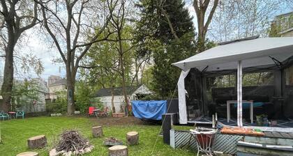 Sunrise room. Wake up to the sun and birds singing in the heart of Toronto