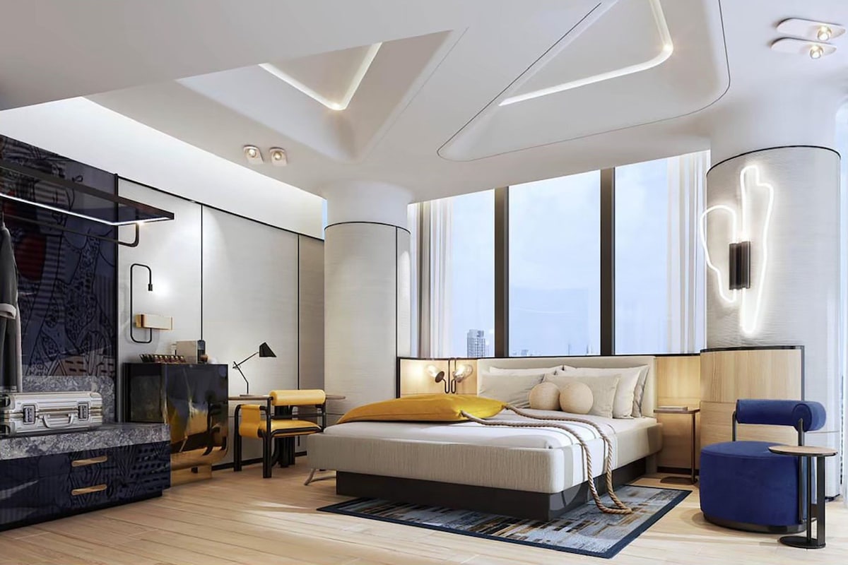 Suite, 1 kamar tidur | Isi minibar gratis, Wi-Fi gratis, dan seprai linen