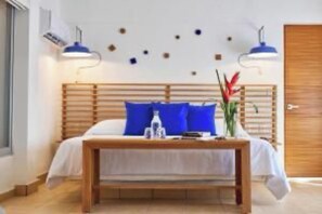 Habitación doble clásica, vista parcial al océano | Wifi gratis 