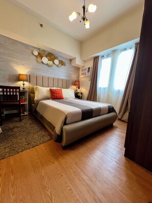 Room - Cozy 1-bedroom condo in fantastic Cebu City with AC (Cebu City)