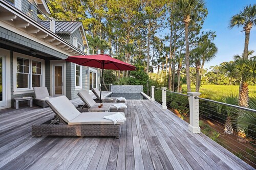 AMAZING Marsh-view Kiawah Island home with 5 BDs, private pool!