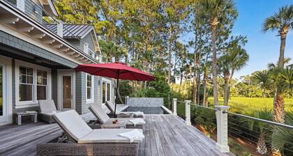 AMAZING Marsh-view Kiawah Island home with 5 BDs, private pool!