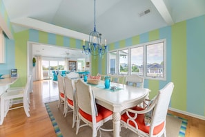 Dining - Sound Views, Elevator, Pool, Hot Tub, Pets OK, Flex Stays! (Duck)