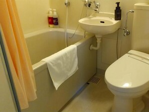 Basic Single Room, Non Smoking, Mountain View | Bathroom - SAKU ICHIMANRI ONSEN HOTEL (Saku)