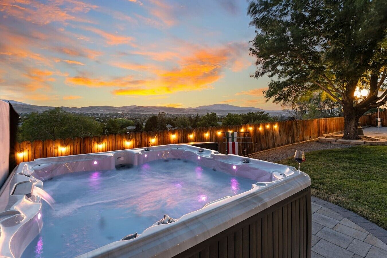 Bain à remous extérieur
