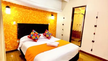 Quarto casal ou duplo superior, 1 cama Queen | Wi-Fi de cortesia