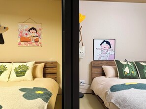 Room - （玉川）Chibi Maruko-chan House | 3BR | 7 Min Walk to Station | Sleeps 8 (Osaka)