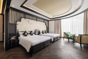Kamar Quadruple Keluarga, pemandangan pantai | Pemandangan dari kamar