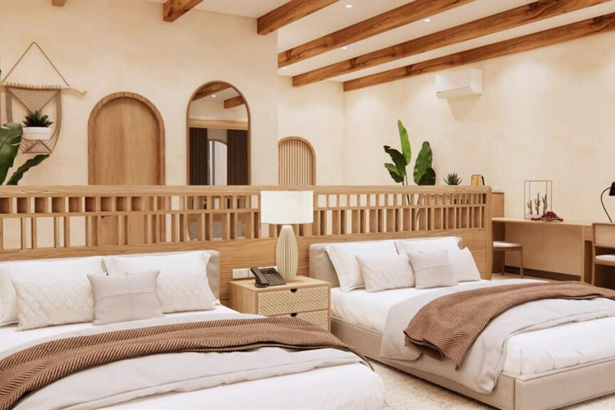 Hypo-allergenic bedding, free WiFi