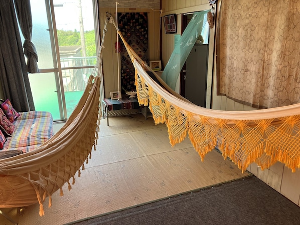 Basic-Doppelzimmer, Gartenblick (With Hammock) | Innenbereich
