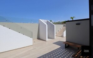 Property grounds - Modern 2BR Antara condo - Rooftop pool- Olas Altas (Mazatlán)