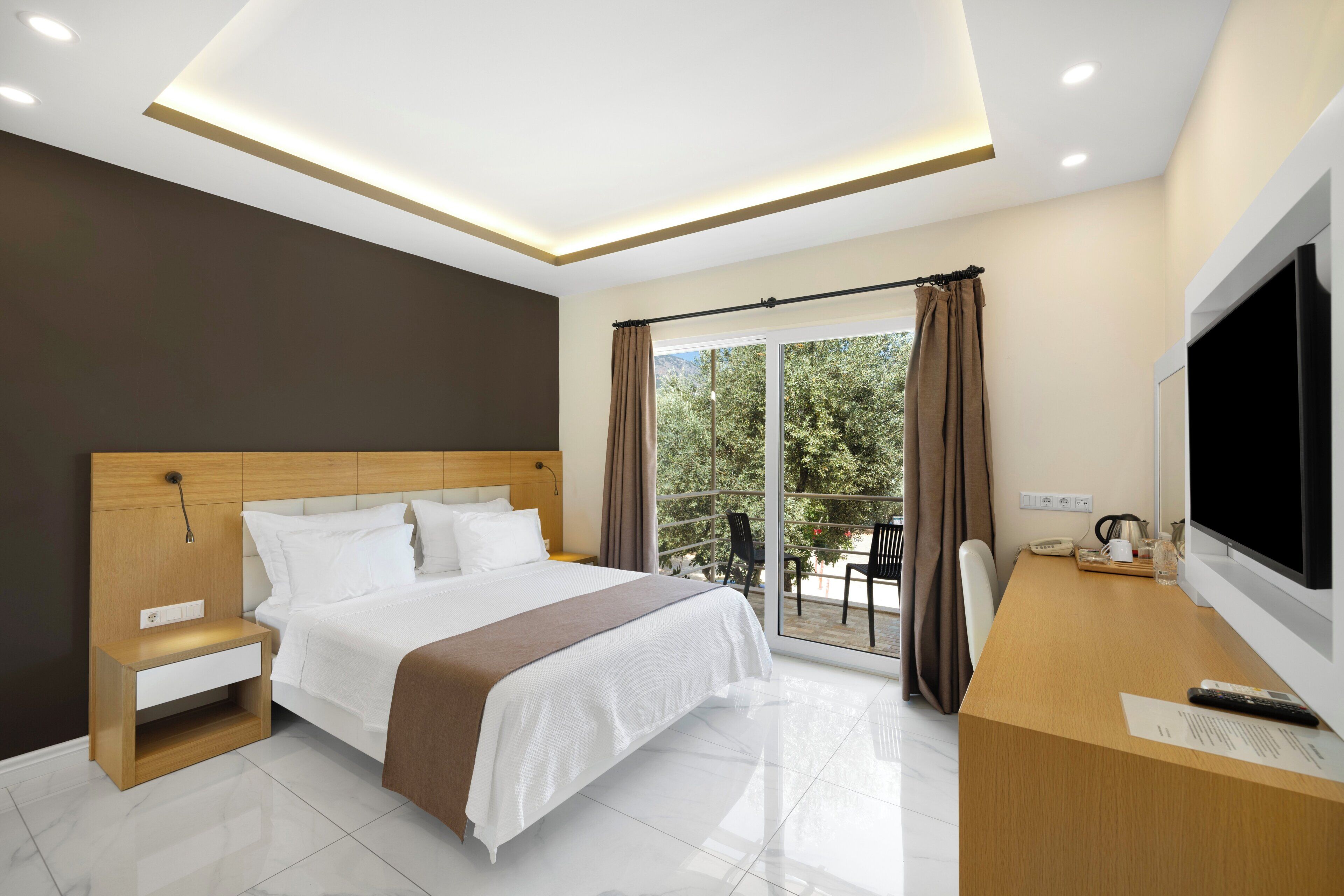 Habitación doble estándar, vista parcial al mar