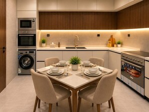 Luxury Suite | Private kitchen - Comfortable Diamond Apartments AlSalamah (Jeddah)