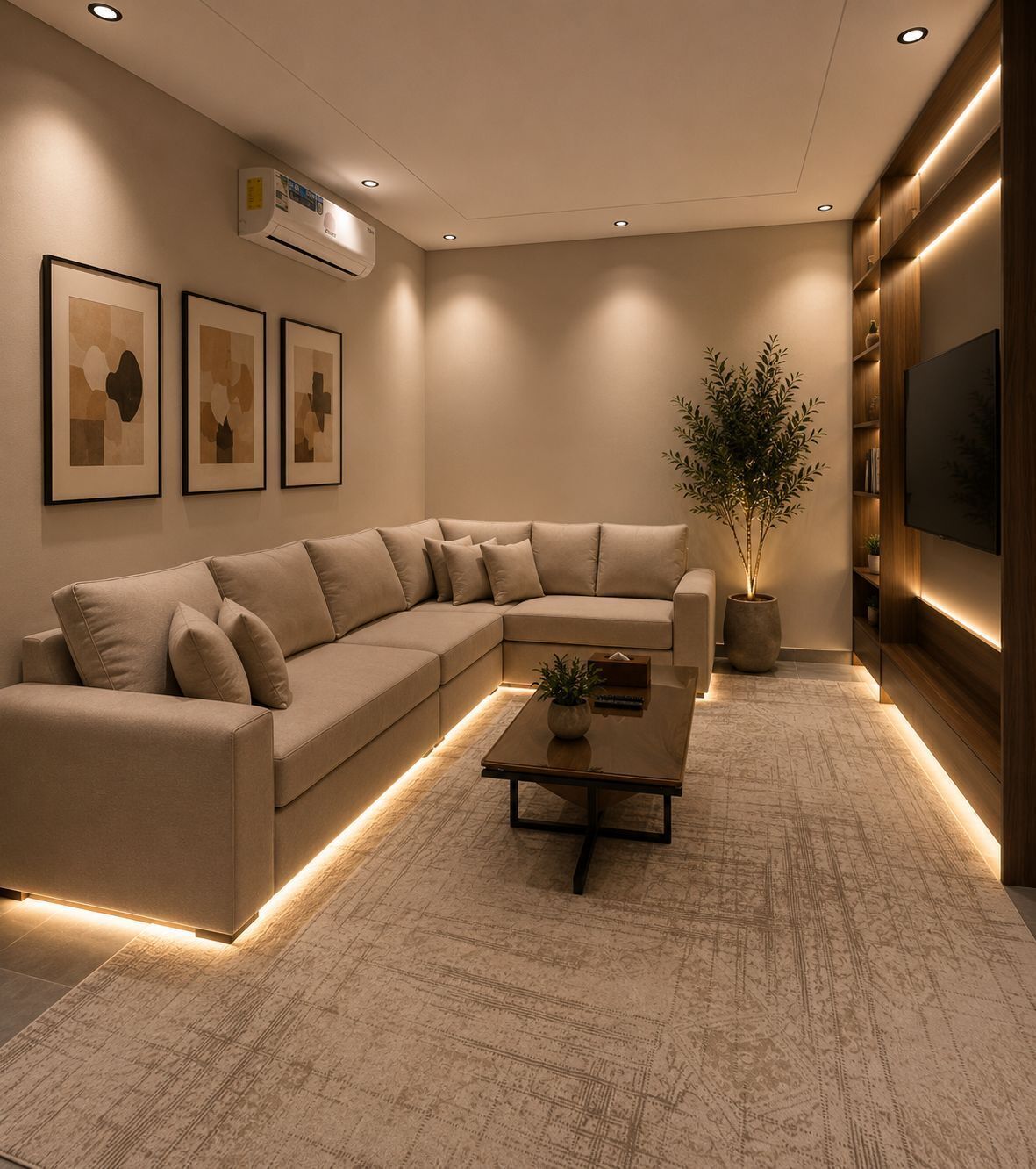 Luxury Suite, Multiple Beds | Living area