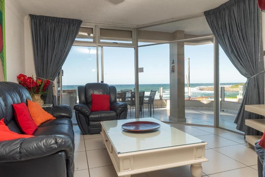 Classic Apartment, Balcony, Sea View | Living area | 55-inch TV with cable channels
