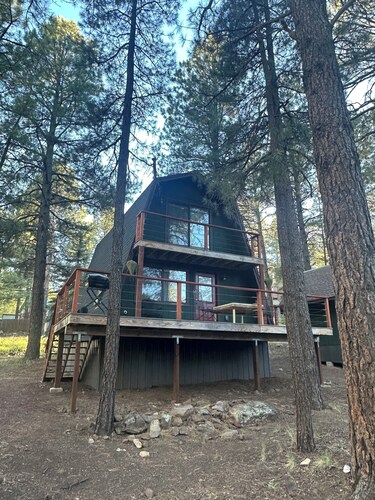 Unplug & Unwind - Cozy Alpine A-Frame Tucked Away in the Arizona Pines
