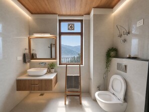 Towels, soap, shampoo, toilet paper - AKIRA BY SKYLORE (Manali)