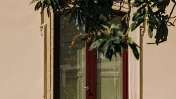 Deluxe-Doppelzimmer, Gartenblick | Schreibtisch, kostenloses WLAN