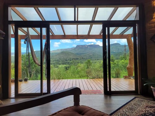 Mountain house, river bath 15 minutes walking distance