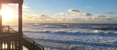 Accommodatie ligt op het strand