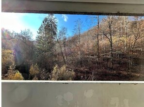 Blick von der Unterkunft