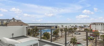Luxury Beach House | Pool, Rooftop Deck, Ocean Views | Walk to Flagler | Sleeps 15