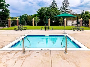 Pool - Peaceful Country Retreat with Private Trails, Sauna & Stargazing in Bloomville, New York (Bloomville)