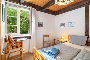 Iron/ironing board, WiFi, bed sheets