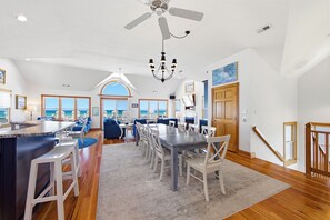 Dining - Whit's End: Oceanfront, Private Pool, Elevator, Hot Tub, Theater and Game Room (Nags Head)