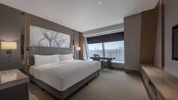 Standard Double Room, City View | Blackout drapes, iron/ironing board