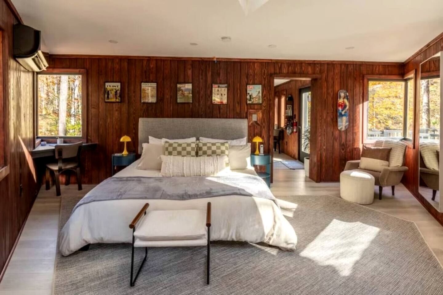 1 chambre, bureau, Wi-Fi, draps fournis