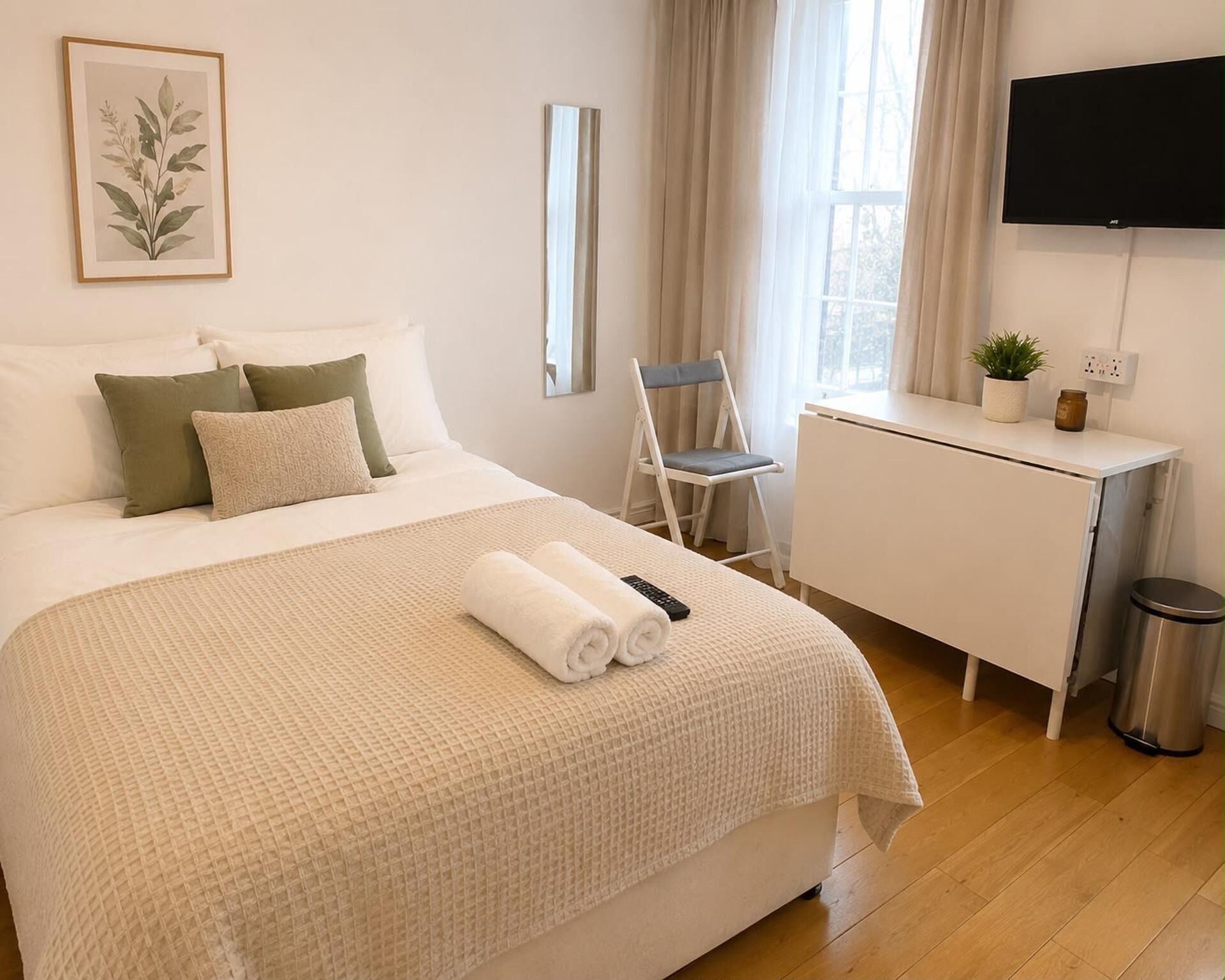 2 Schlafzimmer, Bügeleisen/Bügelbrett, kostenloses WLAN, Bettwäsche