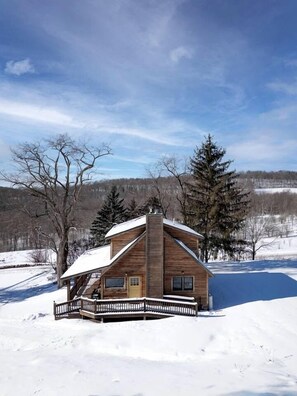 Exterior - Cozy Dog-Friendly Retreat with Deck, Fire Pit & Starry Nights in Bloomville, New York (Bloomville)
