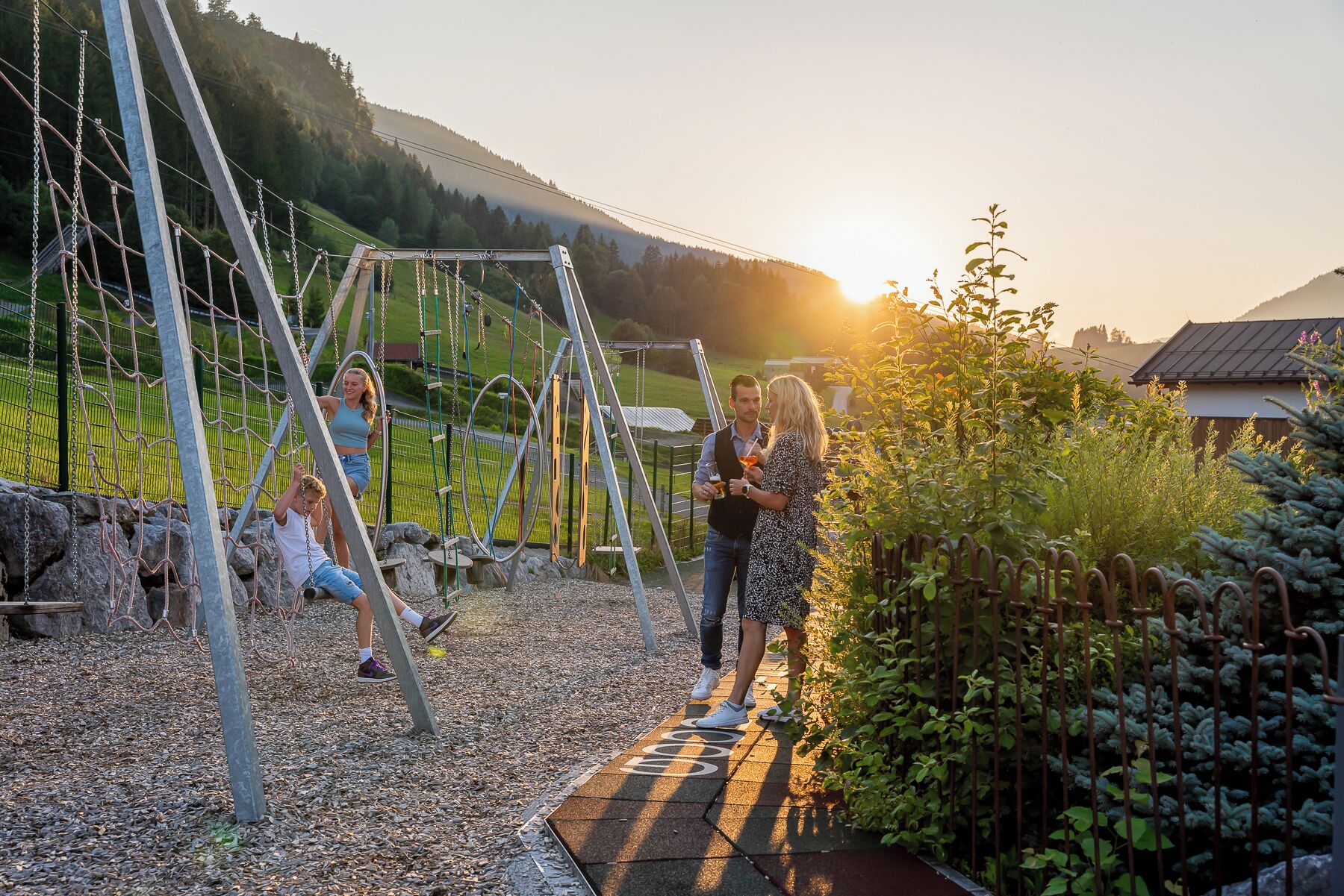 Área de juegos infantiles al aire libre