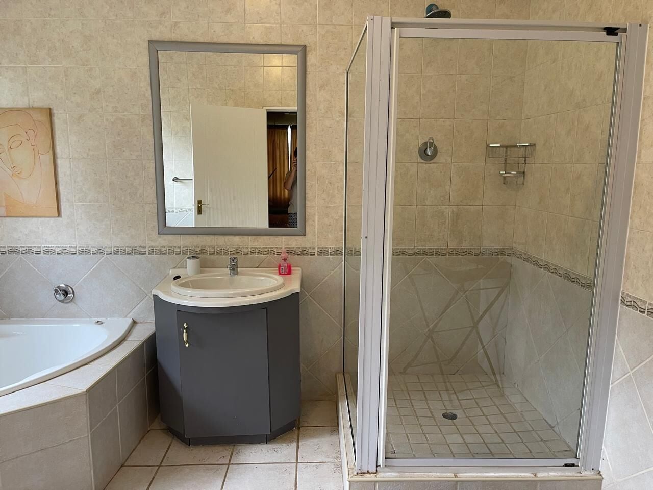 Double Room, 1 Queen Bed, Non Smoking, Garden View | Bathroom